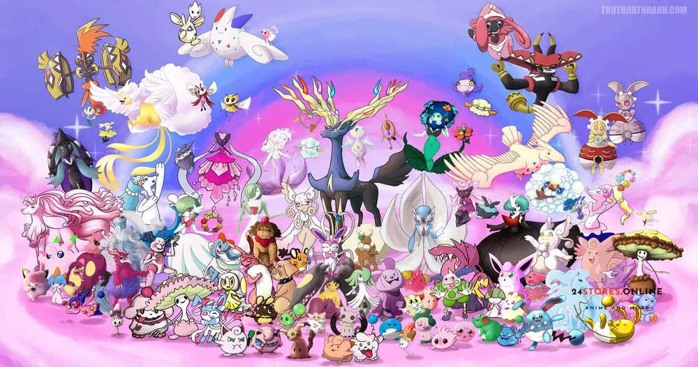 Hình nền pokemon mega đầy đủ Full 